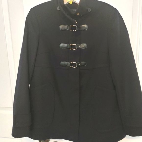 Topshop Jackets & Blazers - Top Shop Navy Dark blue Coat size 6